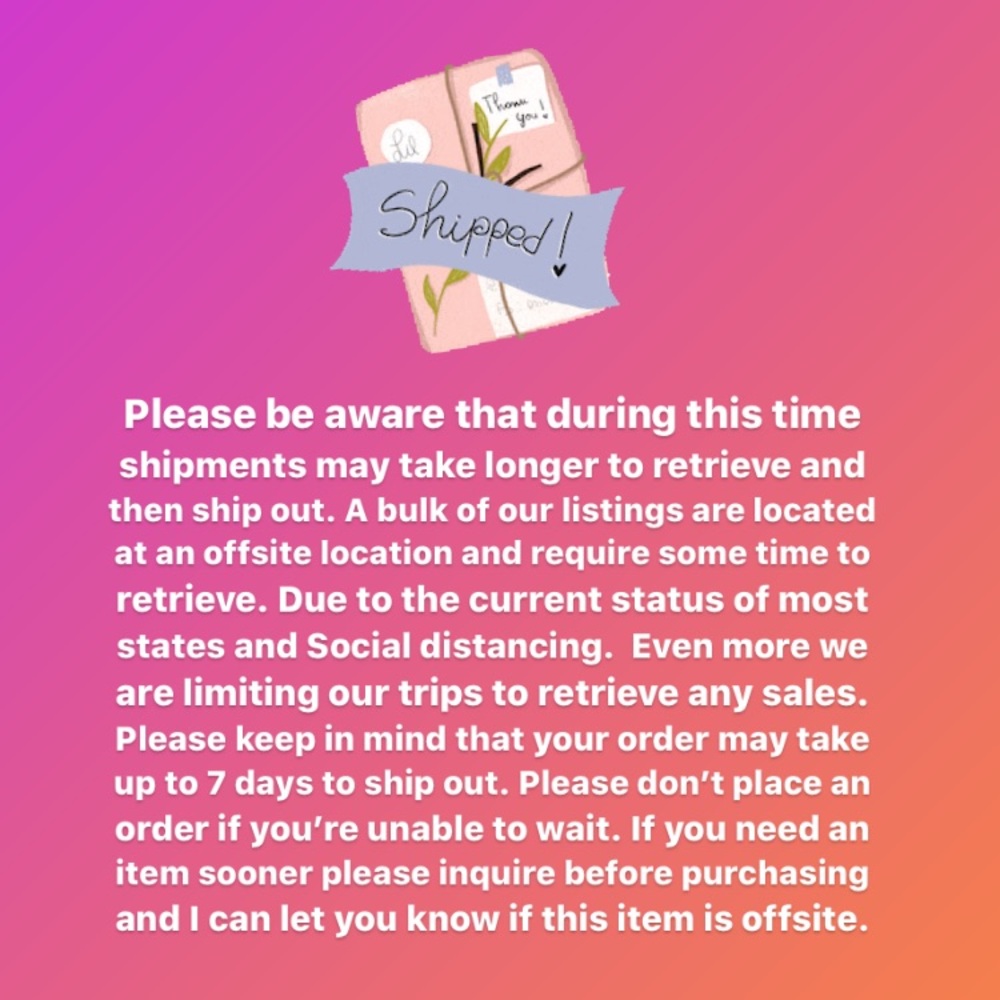 Shipping Turnaround Times